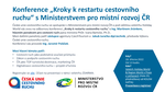 Česká unie CR zve: Konference „Kroky k restartu cestovního ruchu“