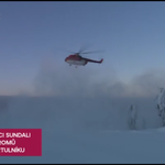 TN.cz: Stromy ve skiareálech tíží zmrzlý sníh, shazoval ho vrtulník