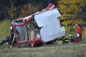 ČTK: Policie navrhla obžalovat tři lidi a firmu kvůli pádu lanovky na Ještěd.