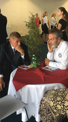 Viliam Sivek, předseda FCR jedná s 1 místopředsedou vlády, ministrem financí, Andrejem Babišem.